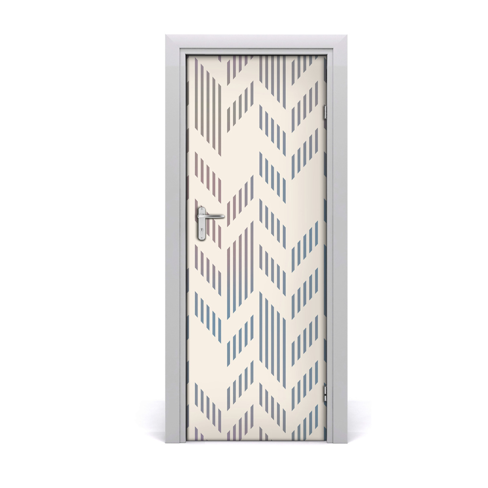 Naklejka fototapeta na drzwi Tło w szare strzałki