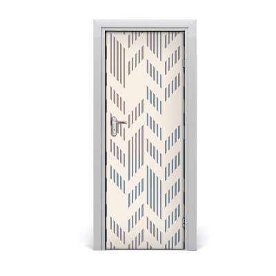 Naklejka fototapeta na drzwi Tło w szare strzałki