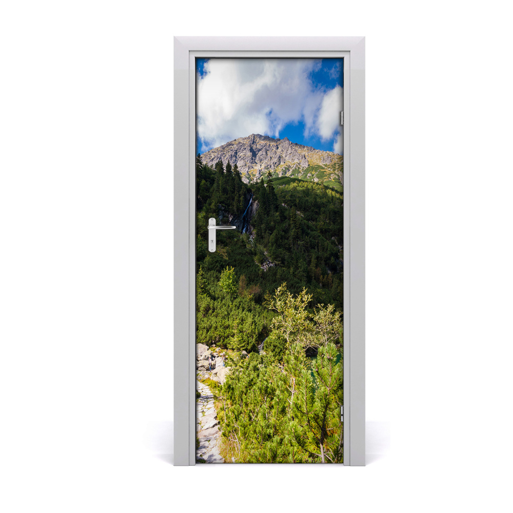 Naklejka na drzwi samoprzylepna Morskie oko Tatry