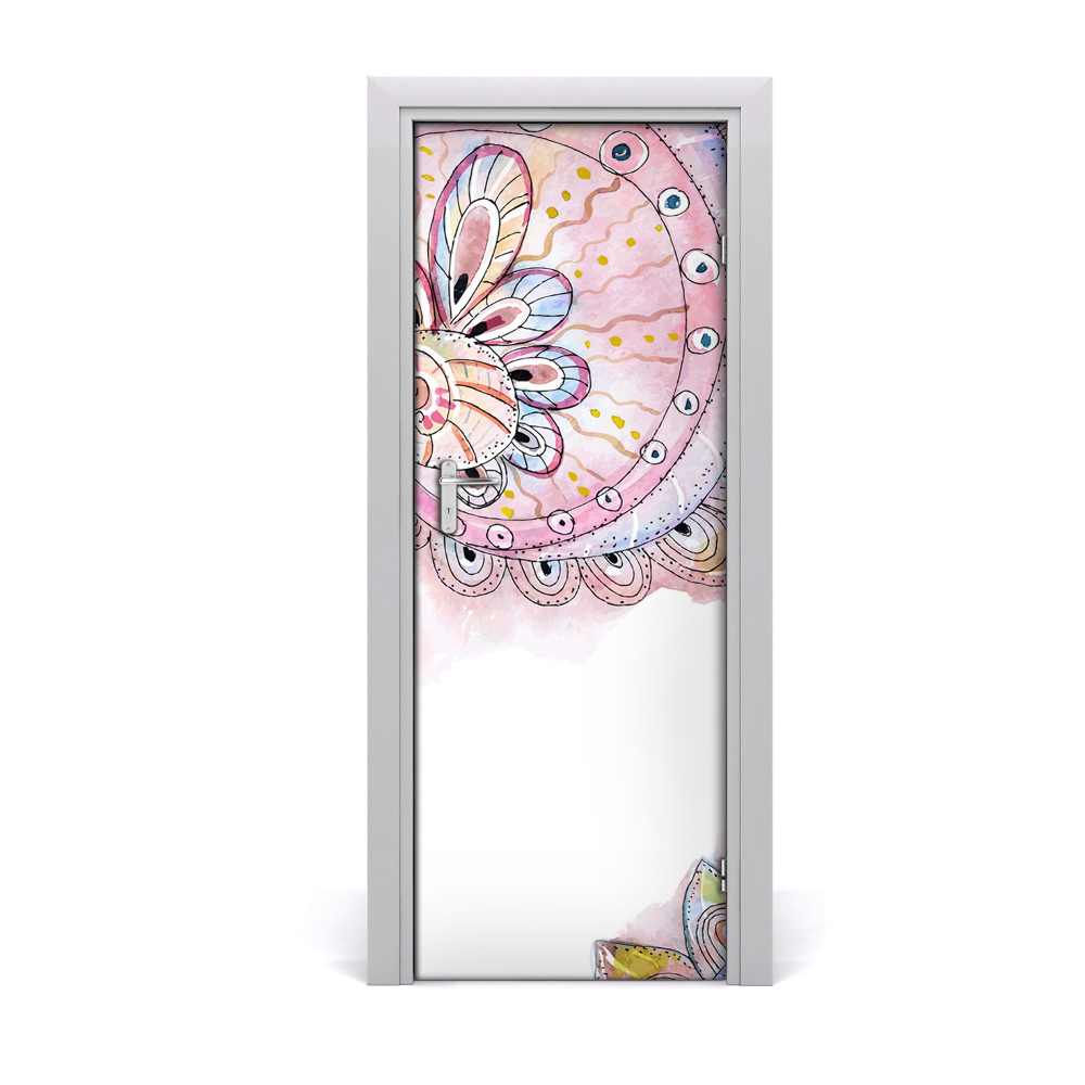 Naklejka samoprzylepna na drzwi Abstrakcyjny wzór