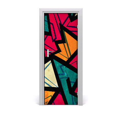 Naklejka fototapeta na drzwi Geometryczne tło