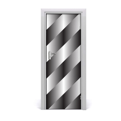 Naklejka samoprzylepna na drzwi Abstrakcja paski