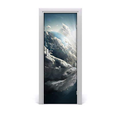 Fototapeta samoprzylepna na drzwi Planeta Ziemia chmury