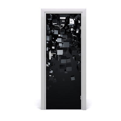 Naklejka samoprzylepna na drzwi Abstrakcja 3D