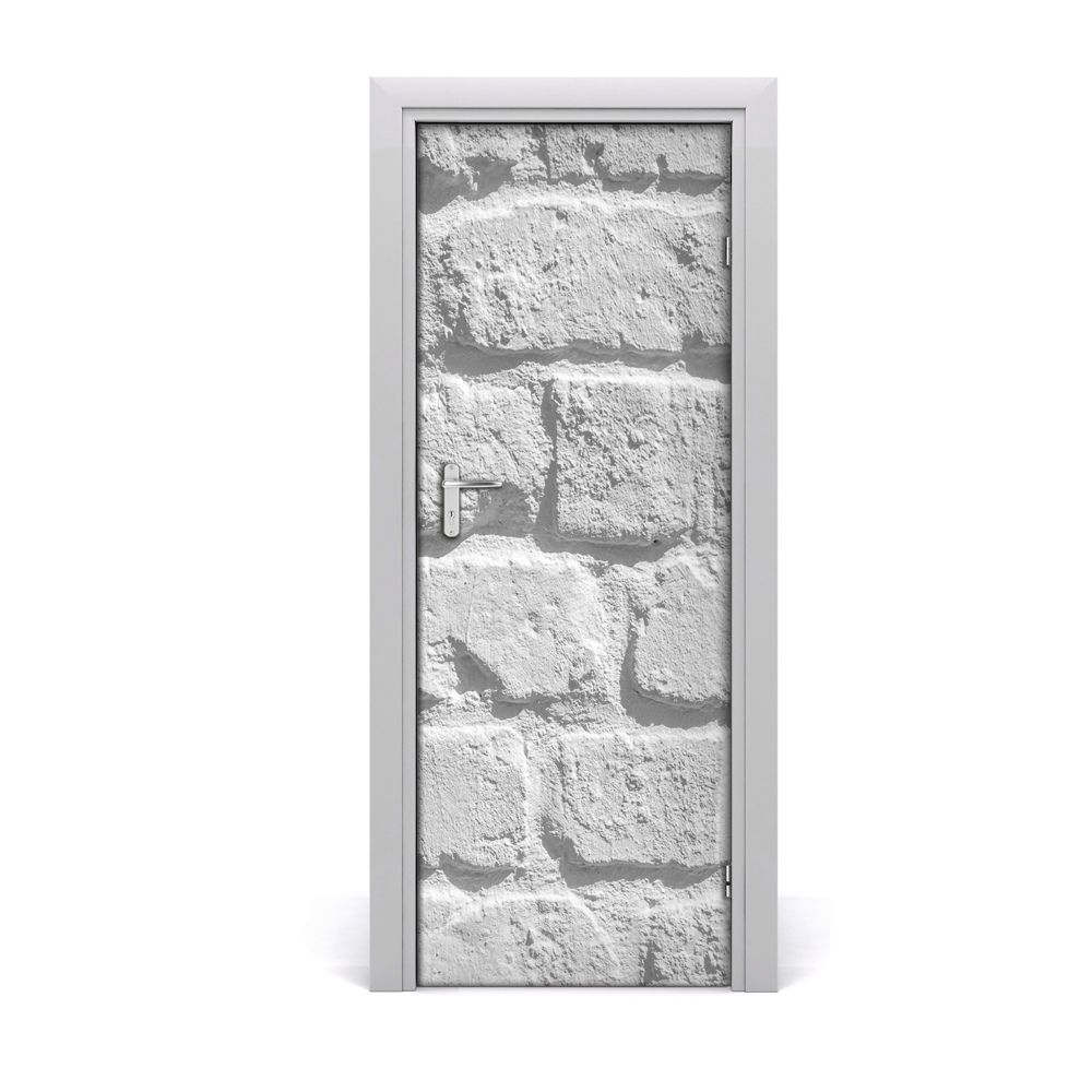 Naklejka fototapeta na drzwi Ceglana ściana zbliżenie