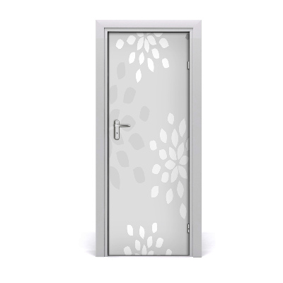 Okleina samoprzylepna na drzwi Kwiecisty wzór