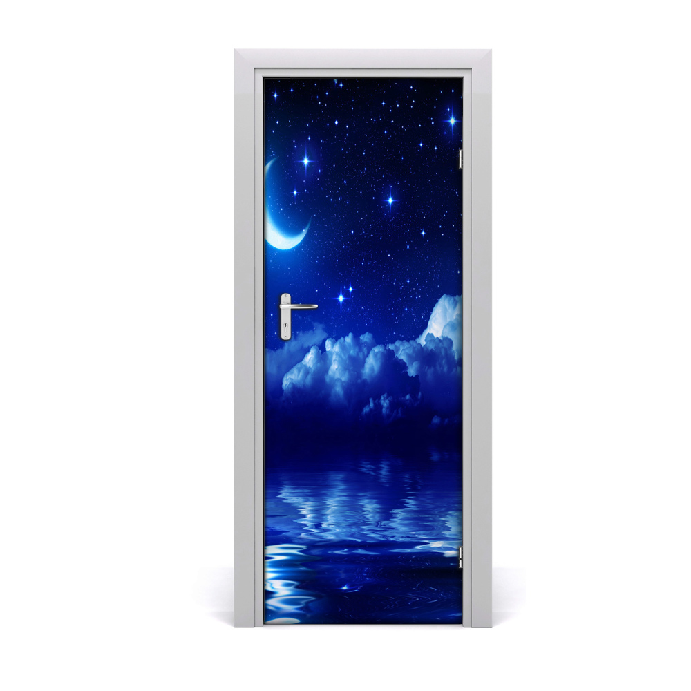 Fototapeta samoprzylepna na drzwi Odbicie nieba nocą