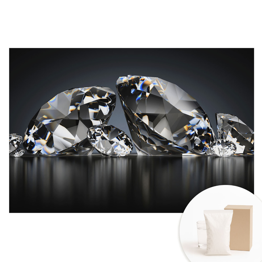 Fototapeta flizelinowa Błyszczące kryształy perfekcyjna elegancja