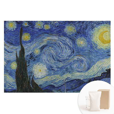 Duża fototapeta na ścianę Abstrakcyjne gwiazdy i wirujące chmury