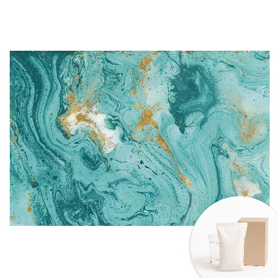 Fototapeta na flizelinie Turkusowe wzory abstrakcyjne elegancja kolorów