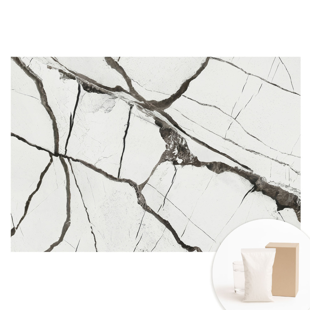 Fototapeta flizelinowa Marmur ciemne żyły wzór geometryczny