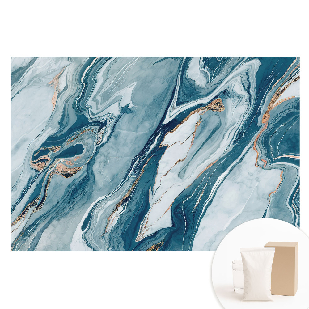 Tapeta fotograficzna flizelinowa Abstrakcyjne marmurowe linie i fale