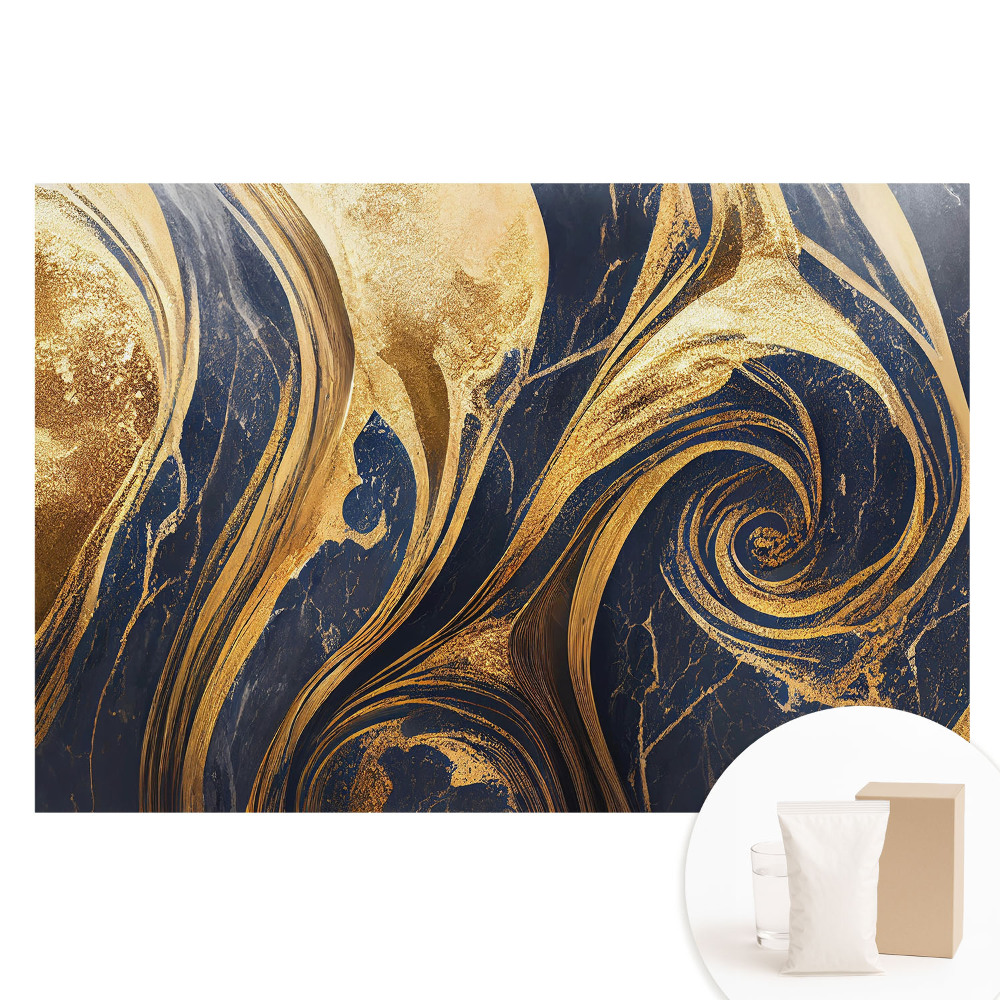 Duża fototapeta na ścianę Eleganckie abstrakcyjne wiry i linie