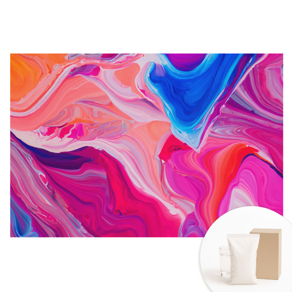 Fototapeta flizelinowa z nadrukiem Kolorowa abstrakcja ruchu