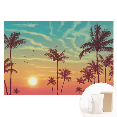 Tapeta fotograficzna na flizelinie Palmy zachodnie wybrzeże spokój