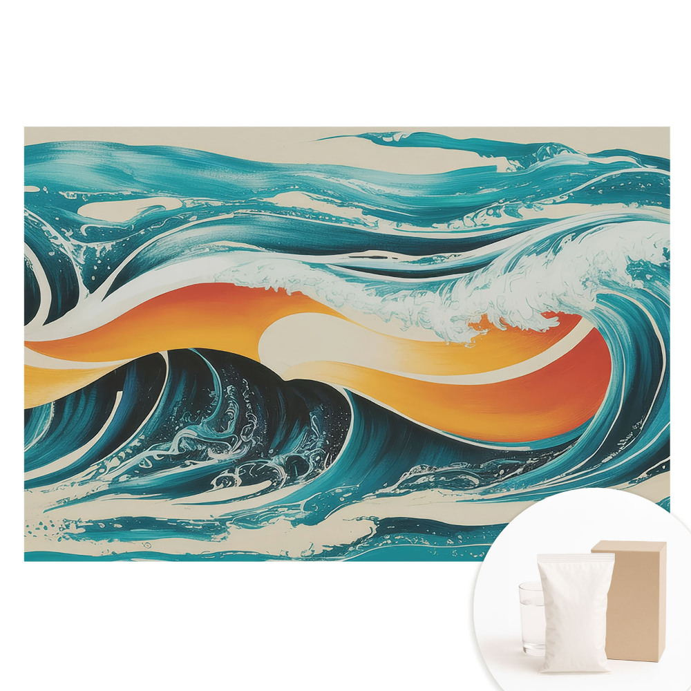 Fototapeta flizelinowa Abstrakcyjny ocean energii