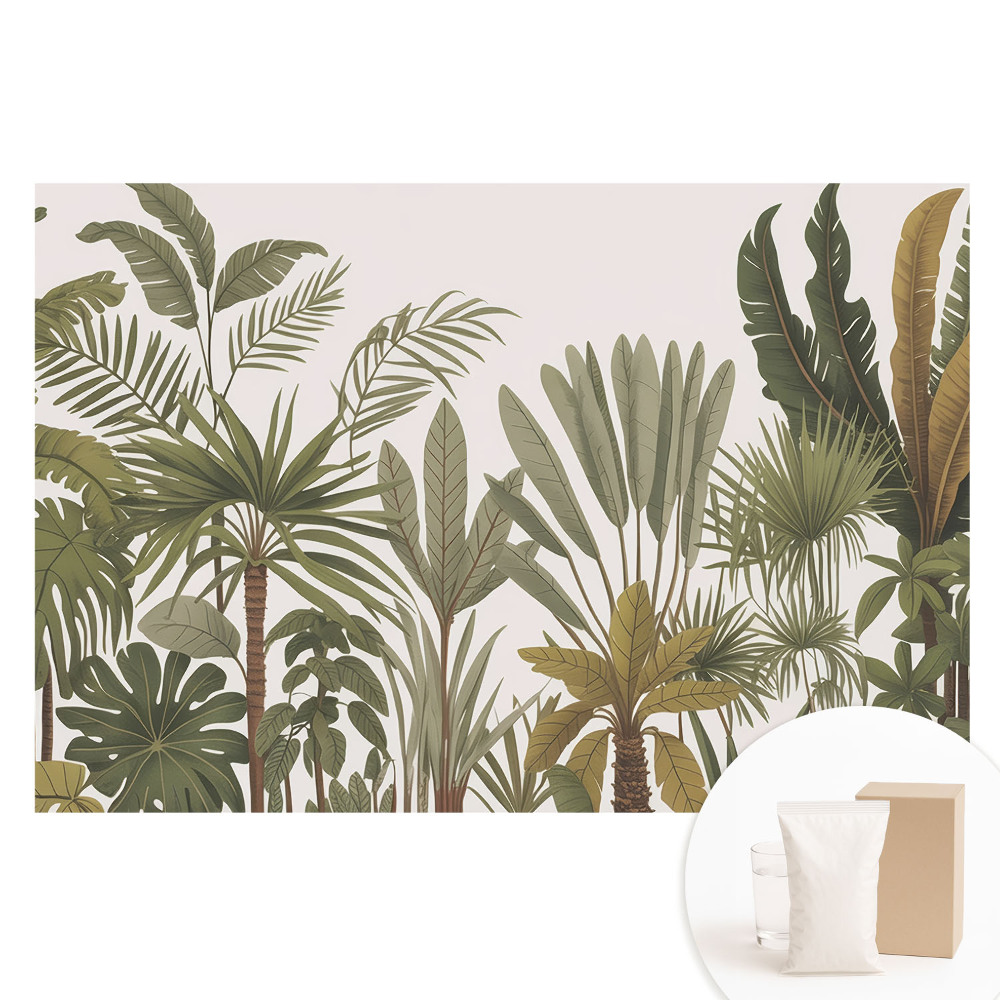 Fototapeta na flizelinie Tropikalna roślinność pełna harmonii