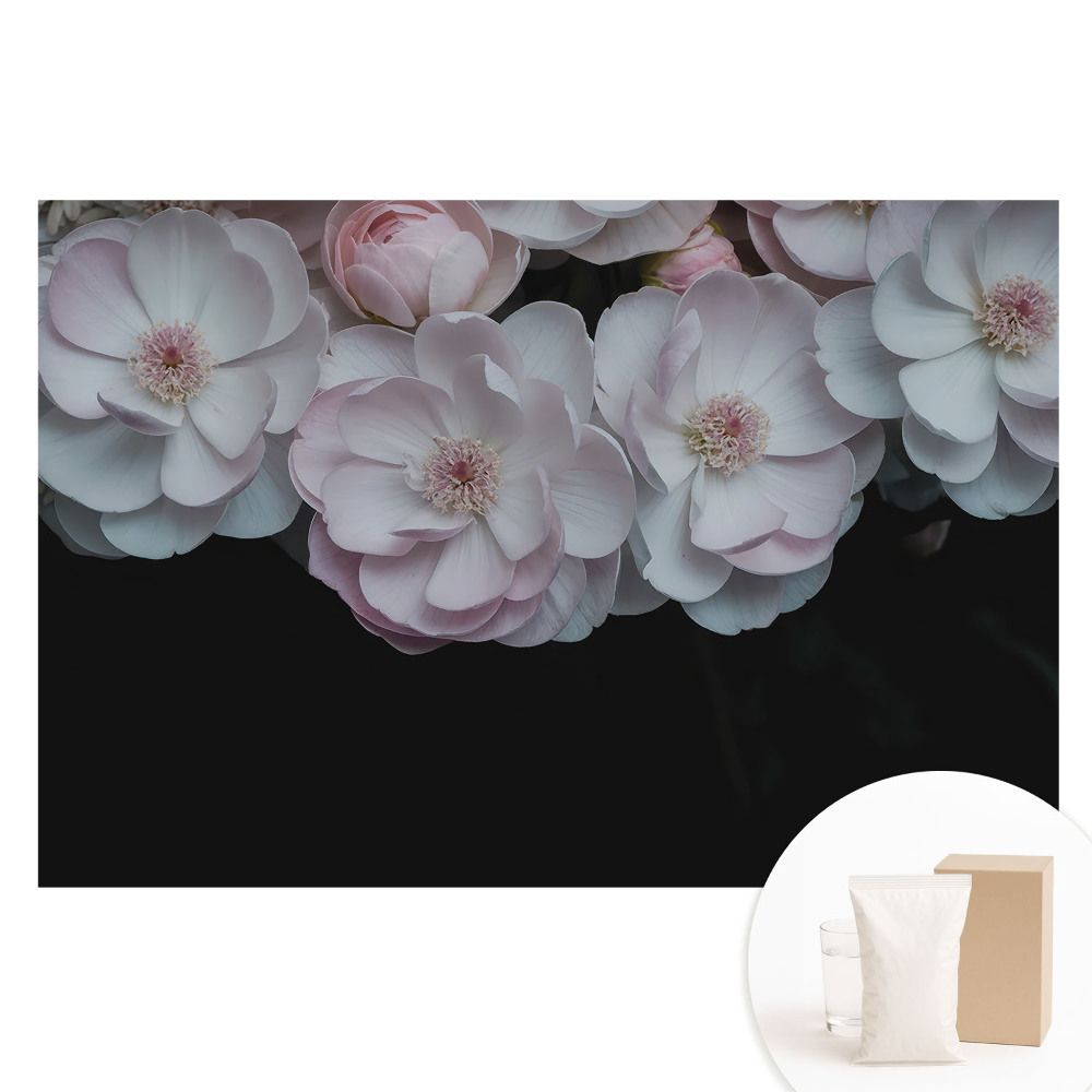 Fototapeta flizelinowa Romantyczne kwiaty w subtelnych barwach