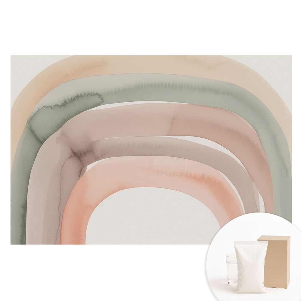 Tapeta fotograficzna na flizelinie Pastelowe łuki relaksacja delikatność