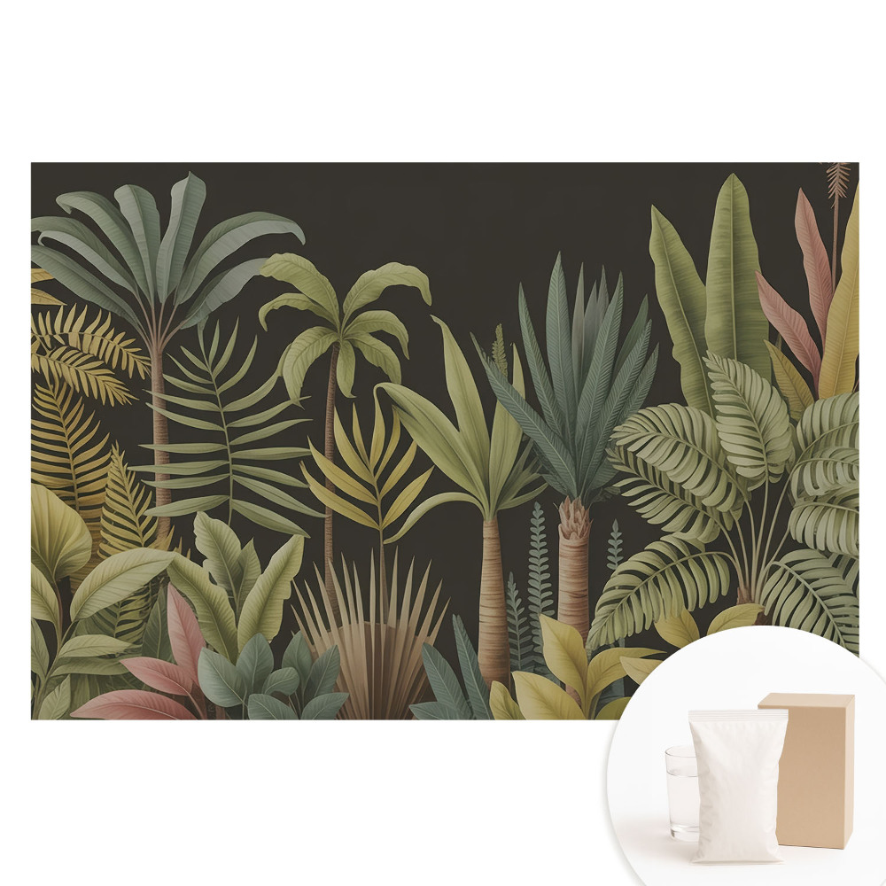 Fototapeta flizelinowa Egzotyczne liście palmy tropików