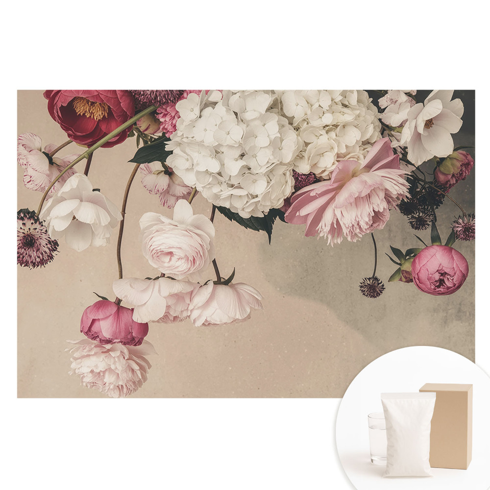 Fototapeta flizelinowa Delikatne kwiaty w romantycznej kompozycji