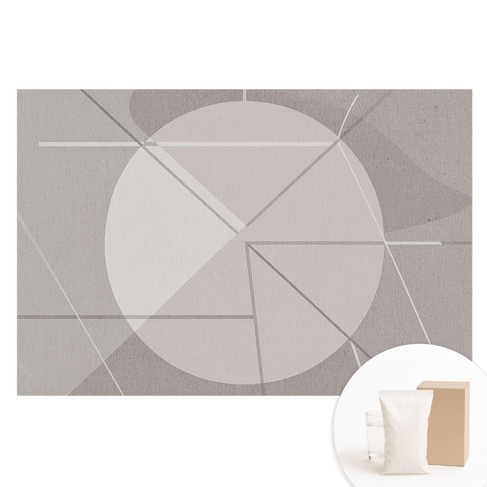 Fototapeta na flizelinie Geometryczna abstrakcja w stonowanych barwach