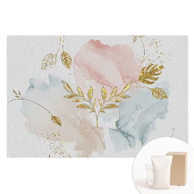 Fototapeta flizelinowa Pastelowe liście delikatność elegancja