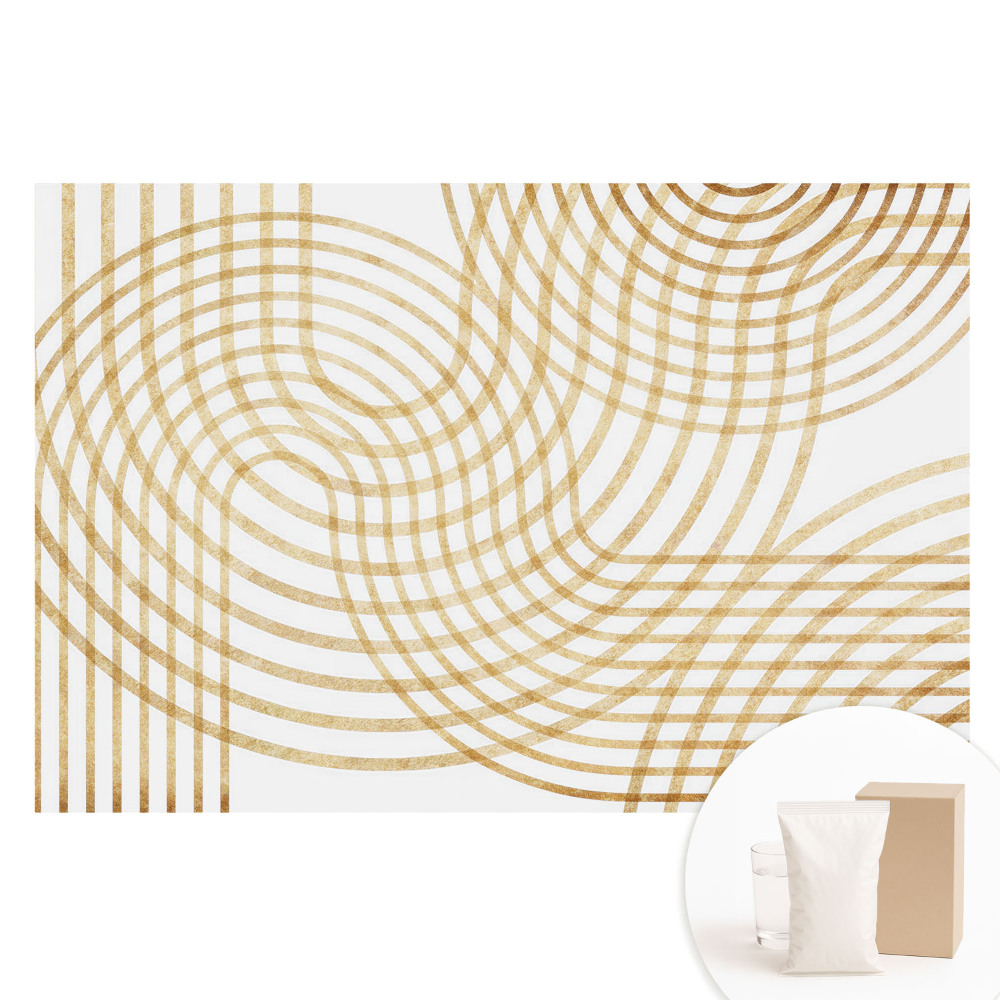 Duża fototapeta na ścianę Plecionka dynamiczna geometryczna elegancja