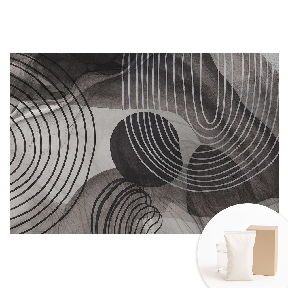 Duża fototapeta na ścianę Geometryczne linie kontrastowe szarości