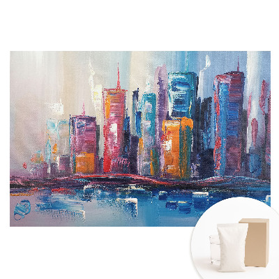 Fototapeta flizelinowa Miejska abstrakcja kolorów