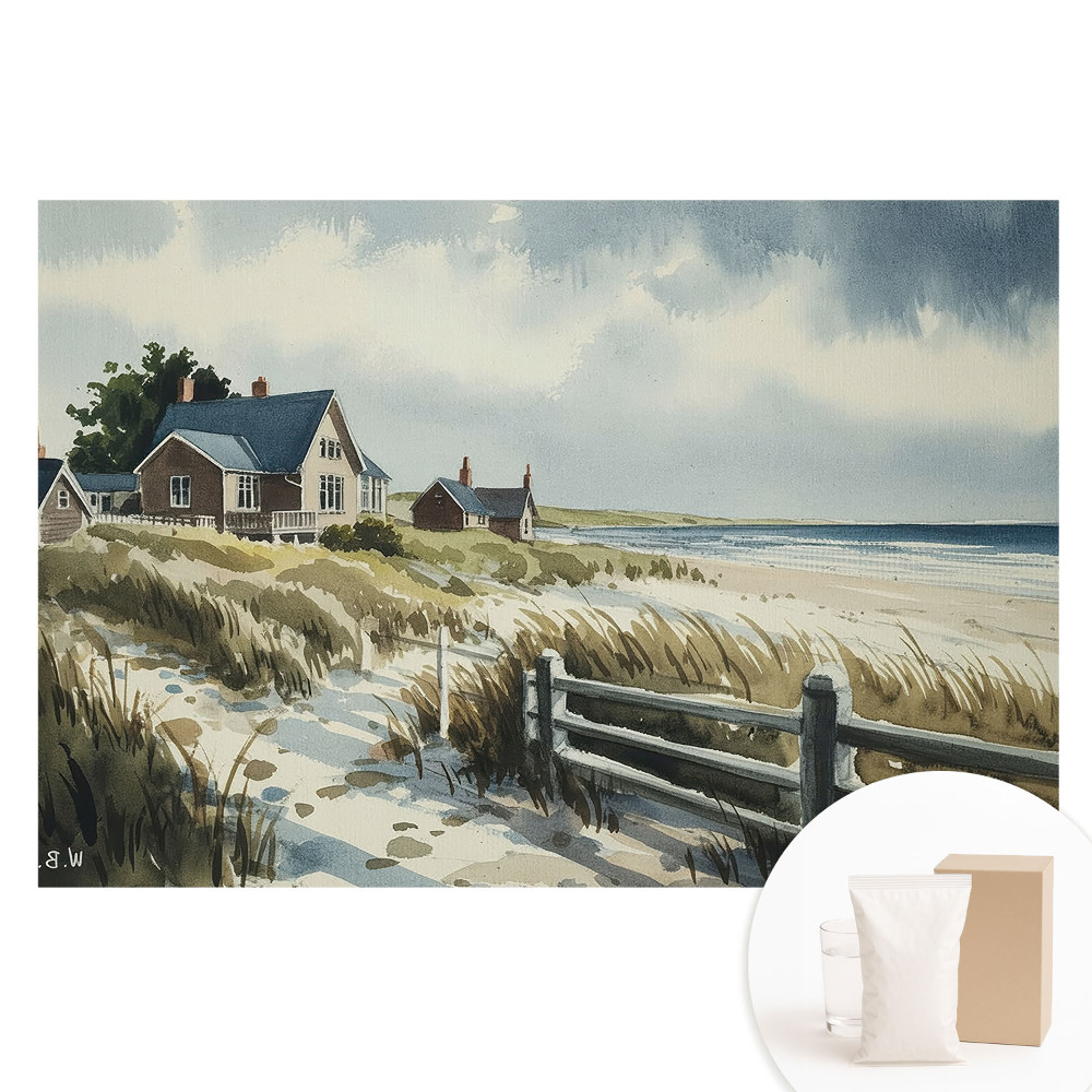 Duża fototapeta na ścianę Nadmorska sielanka