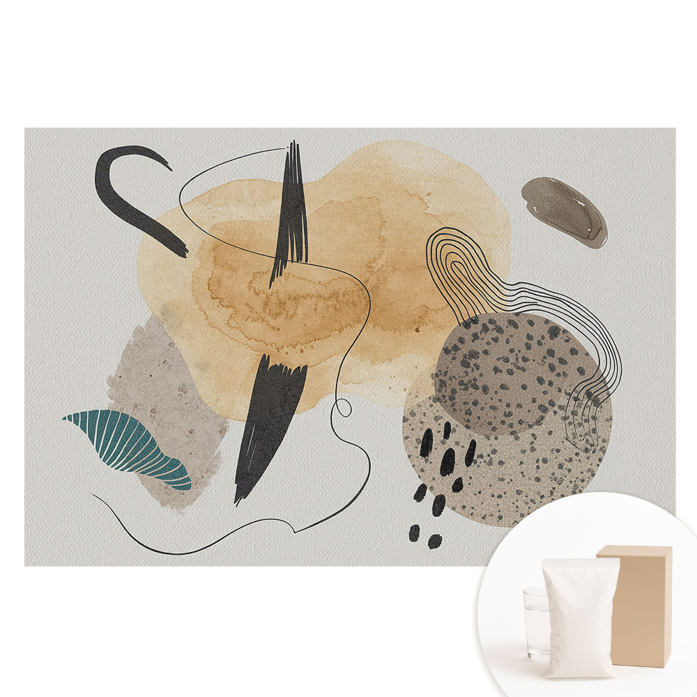 Duża fototapeta na ścianę Kolorowa abstrakcja nowoczesne formy