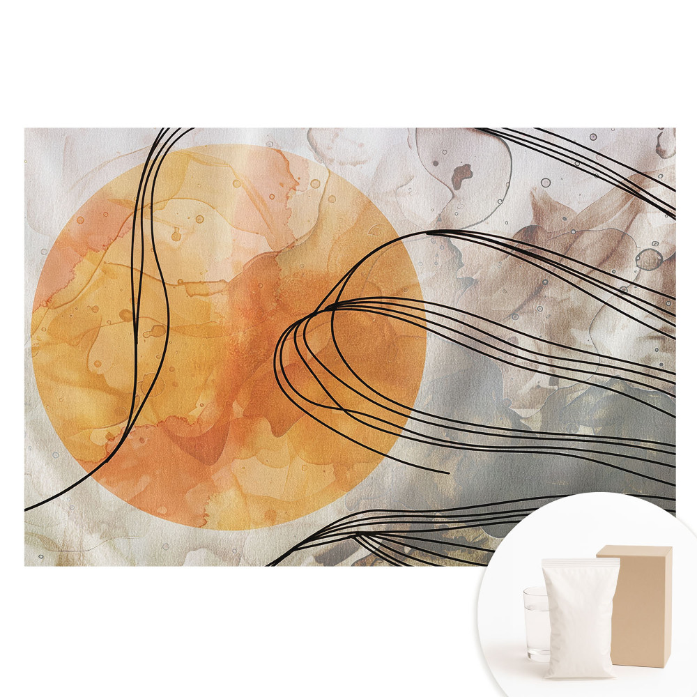 Tapeta fotograficzna flizelinowa Abstrakcyjny wzór pełen harmonii