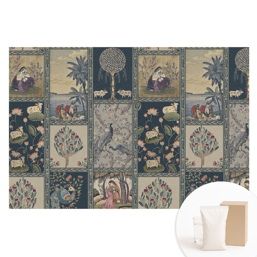 Duża fototapeta na ścianę Klasyczny patchwork natury