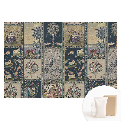Duża fototapeta na ścianę Klasyczny patchwork natury