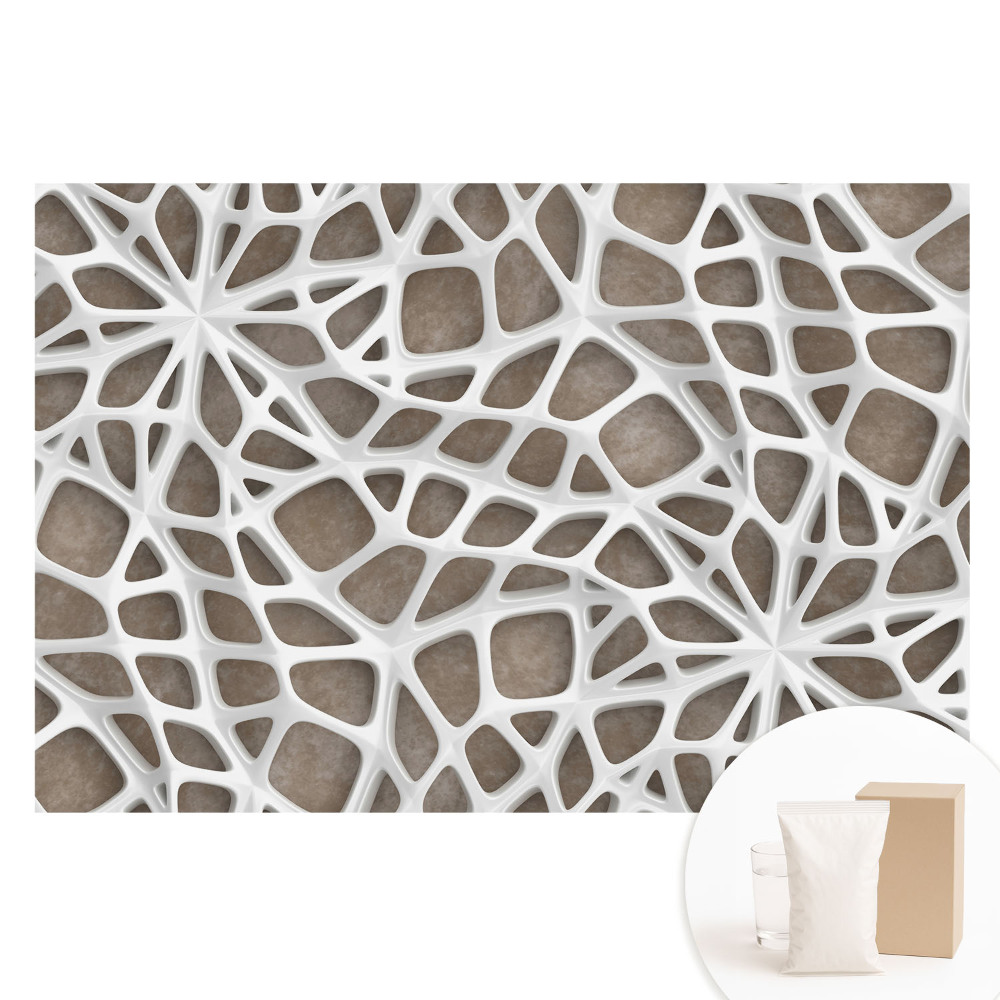 Duża fototapeta na ścianę Koronkowa struktura przestrzenna nowoczesna