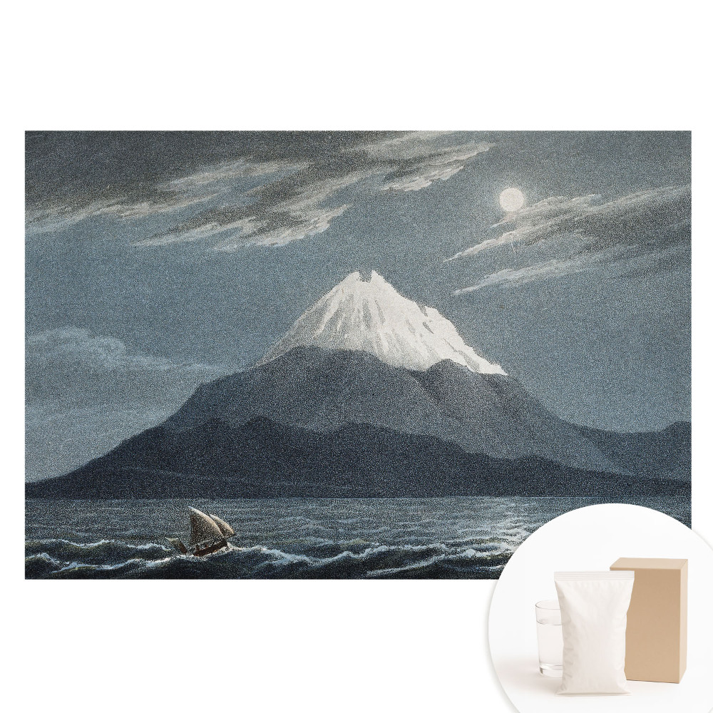 Fototapeta flizelinowa z nadrukiem Nocne góry i morze