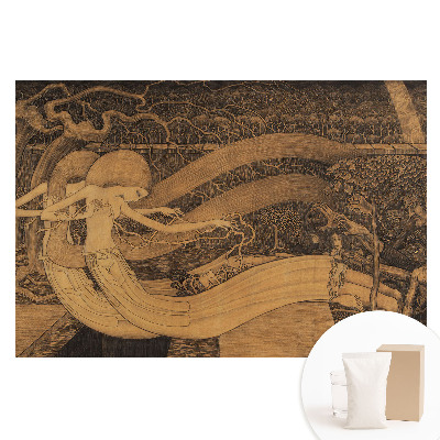 Fototapeta na flizelinie Mystyczna secesja natura enigmatyczność