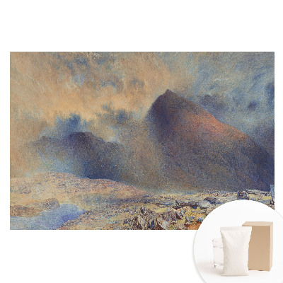 Fototapeta flizelinowa Górska panorama melancholijna i majestatyczna