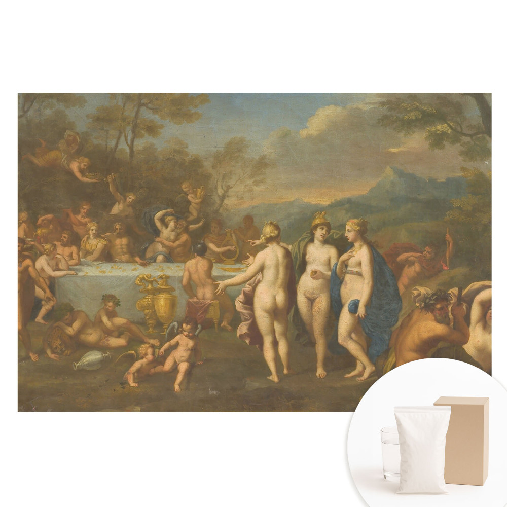 Fototapeta z nadrukiem na flizelinie Mitologia antyczna postacie uczta harmonia