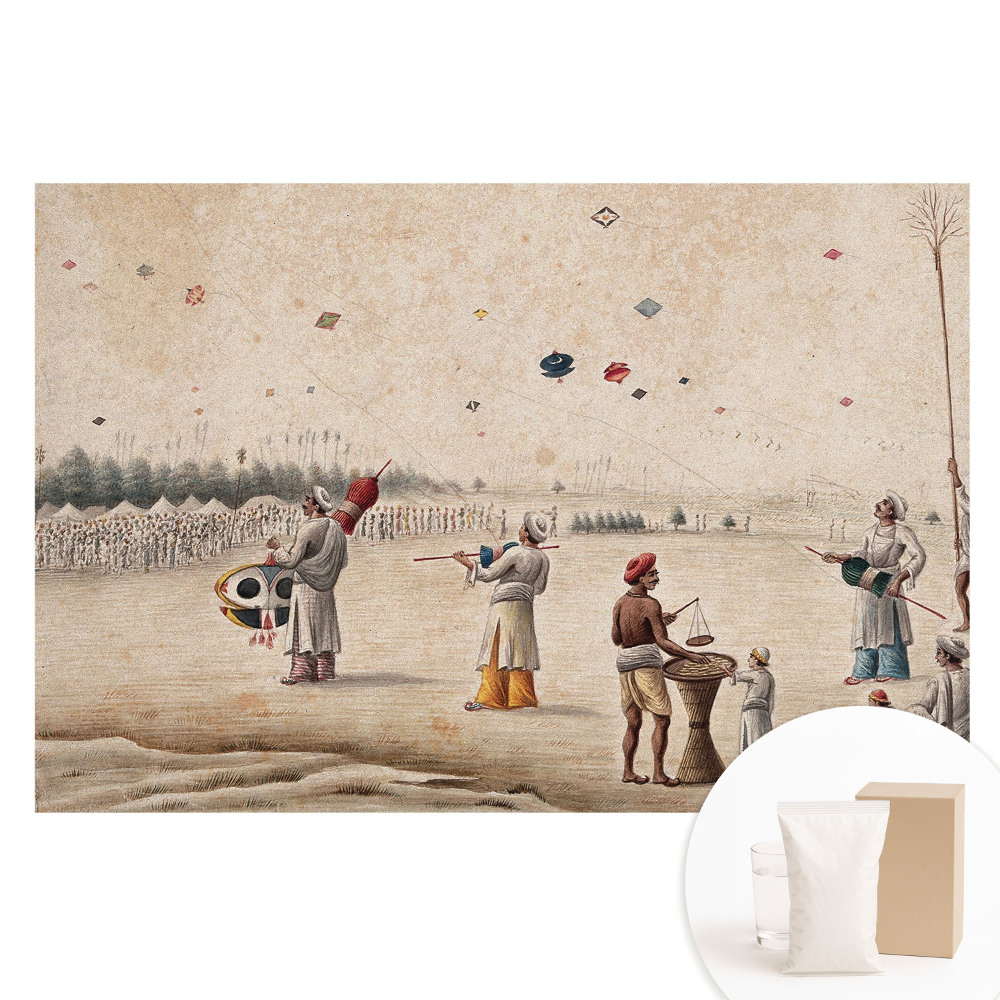 Fototapeta flizelinowa Latawce na historycznym tle