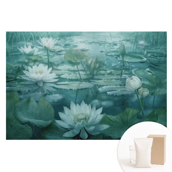 Flizelinowa fototapeta Magiczny staw lilii