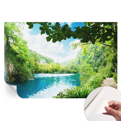 Samoprzylepna fototapeta na ścianę Naturalna oaza