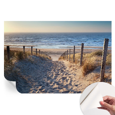 Fototapeta samoprzylepna do sypialni Plażowa ścieżka