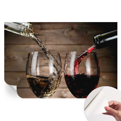 Fototapeta samoprzylepna na ścianę Kieliszki wina