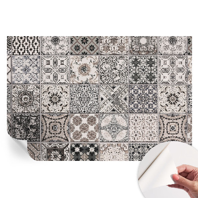 Nowoczesna fototapeta do salonu Wzory kafelkowe