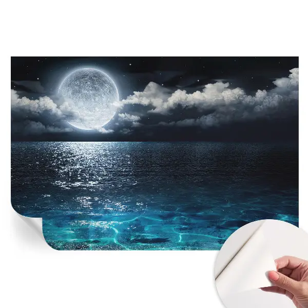 Samoprzylepna fototapeta na ścianę do sypialni Nocne morze