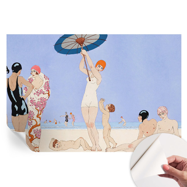 Fototapeta samoprzylepna do salonu Plaża retro