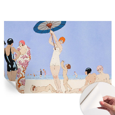 Fototapeta samoprzylepna do salonu Plaża retro