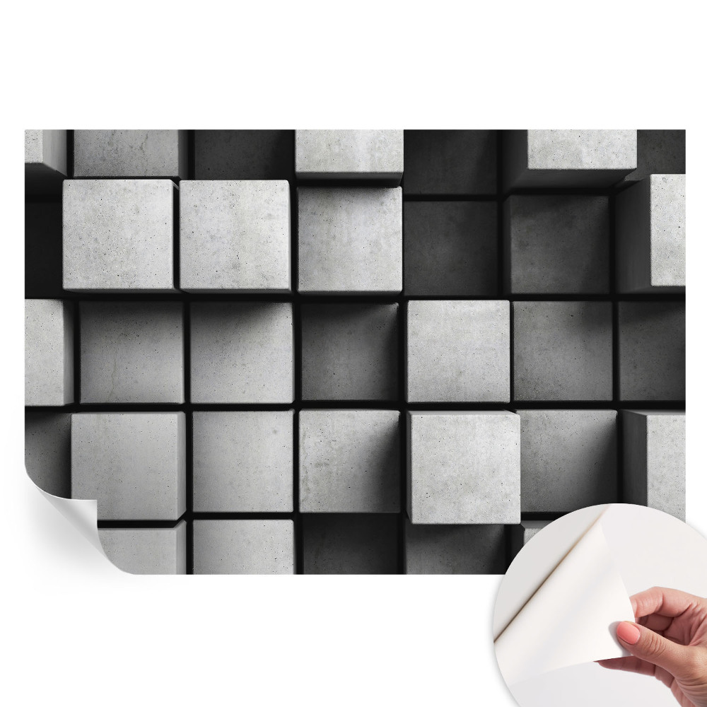 Tapeta fotograficzna samoprzylepna Geometryczne sześciany